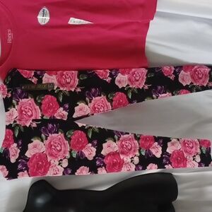 NWT New Mix Rose Leggings